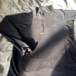 Columbia Charcoal Quarter-Zip Top